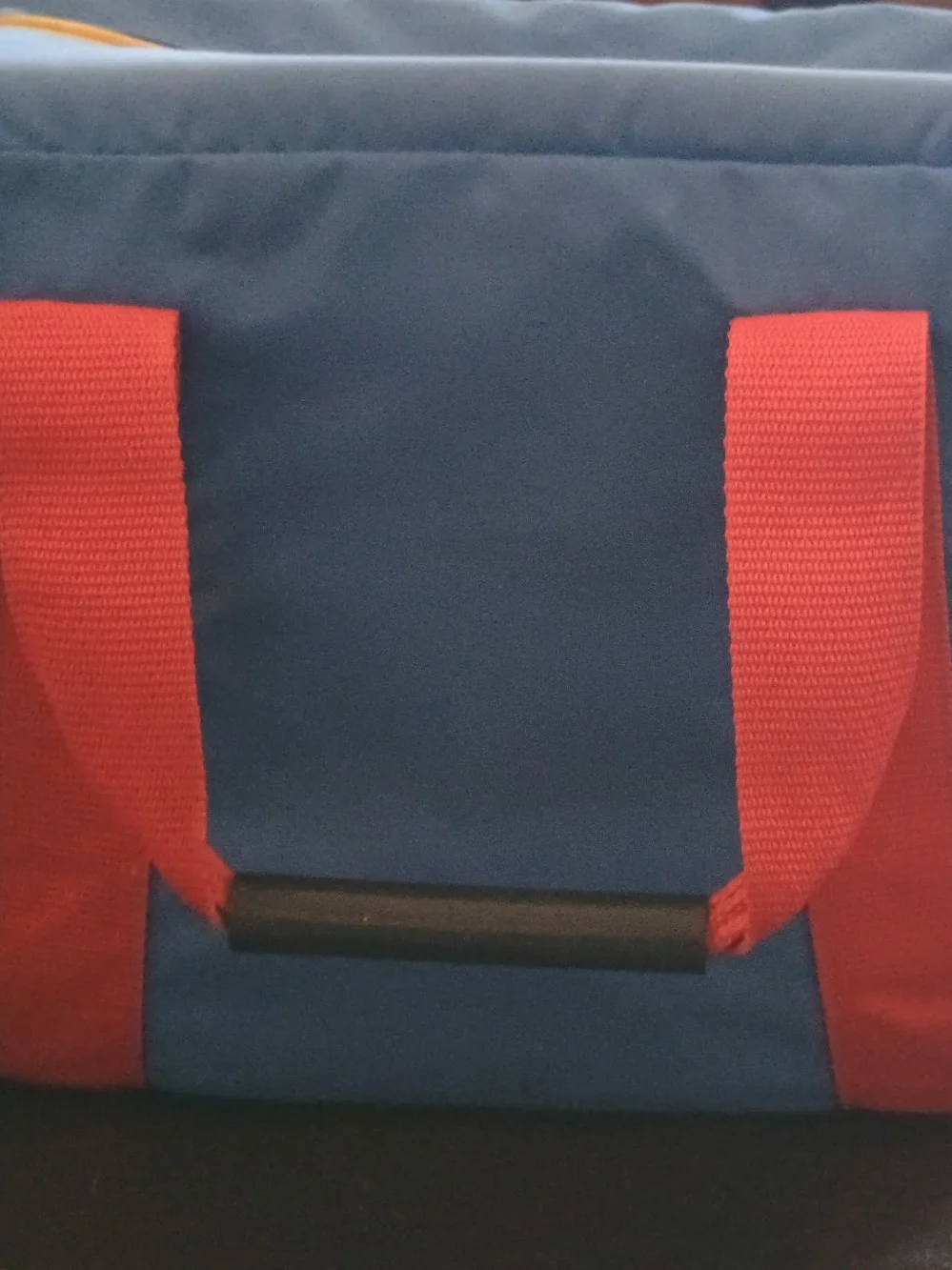 Vintage Nintendo Blue and Red Travel Case - Portable Gaming Bag